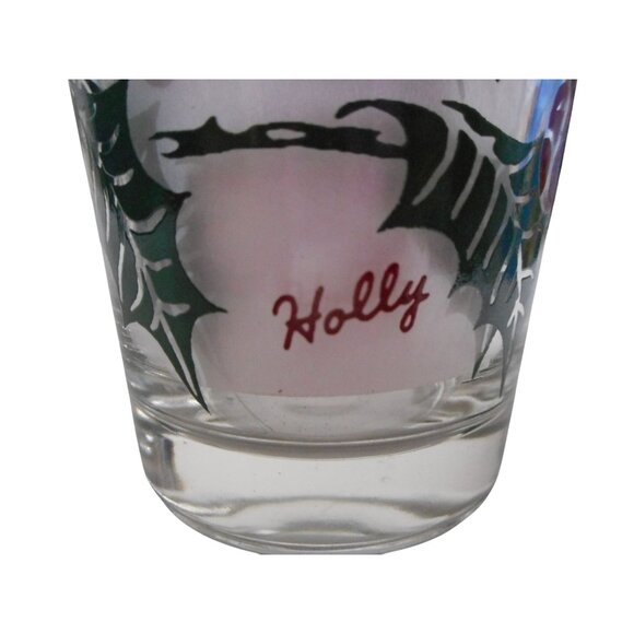 MCM Peanut Butter Drinking Juice Glass Tumbler Holly Estate find 5" #12 - Picture 2 of 6